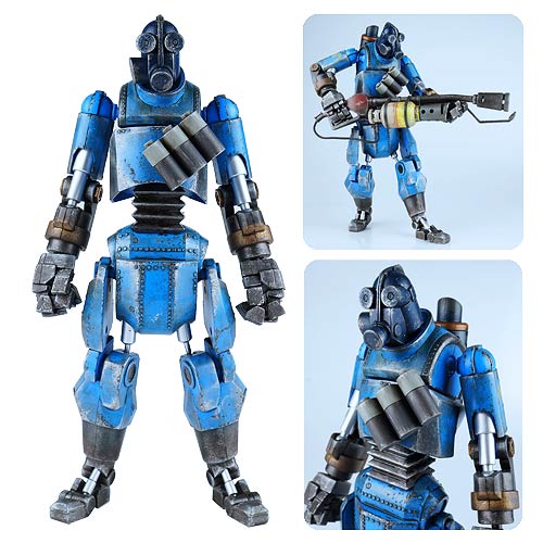 Team Fortress 2 Blue Robot Pyro Action Figure